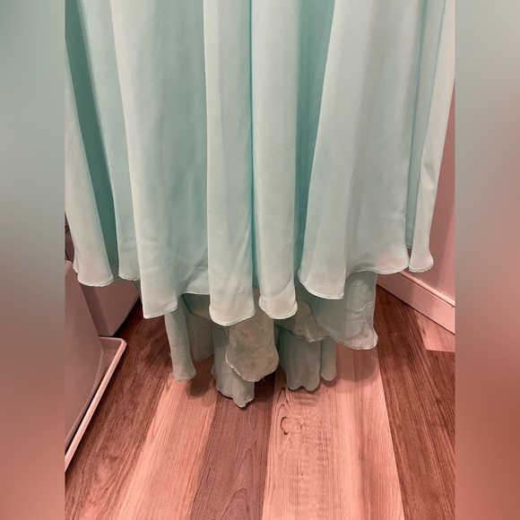 Tiffany Design Turquoise Prom Dress- Beautiful Details - Picture 9 of 9